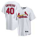 Fenge St. Louis Cardinals #40 Willson Contreras Player White Home Game Stitched Jerseys