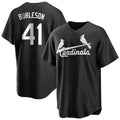 Fenge St. Louis Cardinals #41 Alec Burlesona Player Black City Connect Home Limited Stitched Jerseys