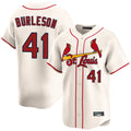 Fenge St. Louis Cardinals #41 Alec Burlesona Player Cream Home Limited Stitched Jerseys