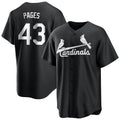 Fenge St. Louis Cardinals #43 Pedro Pages Player Black City Connect Home Limited Stitched Jerseys