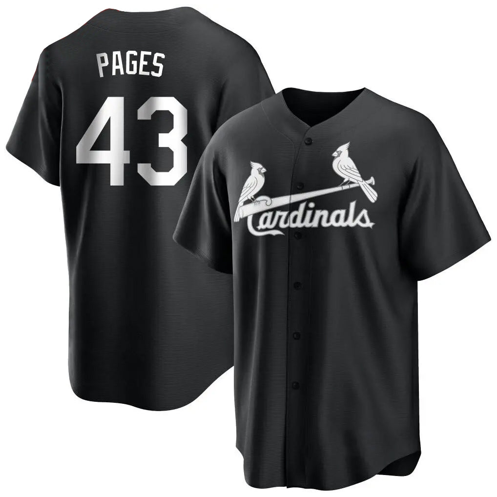 Fenge St. Louis Cardinals #43 Pedro Pages Player Black City Connect Home Limited Stitched Jerseys