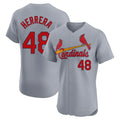 Fenge St. Louis Cardinals #48 Ivan Herrera Player Gray Home Limited Elite Stitched Jerseys