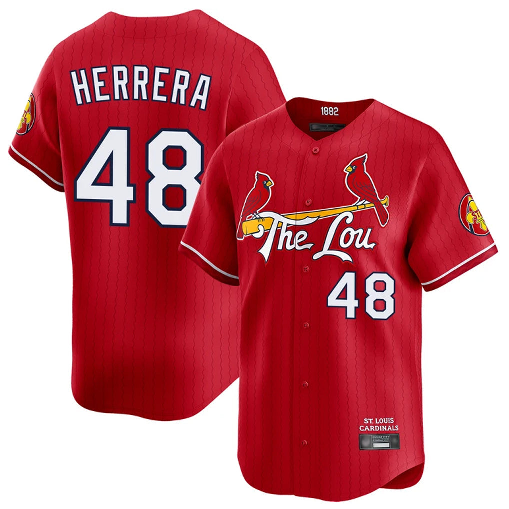 Fenge St. Louis Cardinals #48 Ivan Herrera Player Red City Connect Limited Stitched Jerseys