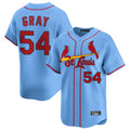 Fenge St. Louis Cardinals #54 Sonny Gray Player Light Blue Home Limited Stitched Jerseys