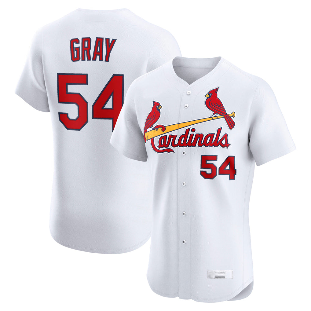 Fenge St. Louis Cardinals #54 Sonny Gray Player White Home Limited Elite Stitched Jerseys