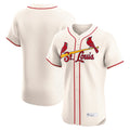 Fenge St. Louis Cardinals Blank Player Cream Home Limited Elite Stitched Jerseys