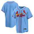 Fenge St. Louis Cardinals Blank Player Light Blue Home Limited Game Stitched Jerseys