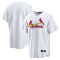 Fenge St. Louis Cardinals Blank Player White Home Game Stitched Jerseys