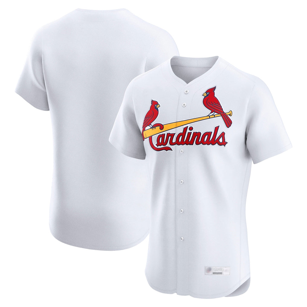 Fenge St. Louis Cardinals Blank Player White Home Limited Elite Stitched Jerseys