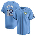 Fenge TB.Rays #12 Wade Boggs Player Light Blue Home Limited Stitched Jerseys