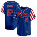 Fenge TB.Rays #12 Wade Boggs Player Royal 2025 Independence Day Vapor Premier Limited Stitched Jerseys