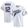Fenge TB.Rays #12 Wade Boggs Player White City Connect Home Stitched Jerseys