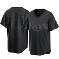 Fenge TB.Rays #13 Junior Caminero Player Black Home Game Stitched Jerseys