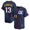 Fenge TB.Rays #13 Junior Caminero Player Navy All-star Limited Stitched Jersey