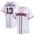 Fenge TB.Rays #13 Junior Caminero Player White 2026 World Classic Limited Stitched Jerseys