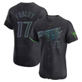 Fenge TB.Rays #17 Jake Fraley Player Black City Connect Home Limited Elite Stitched Jerseys