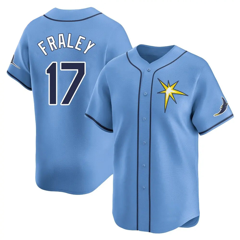 Fenge TB.Rays #17 Jake Fraley Player Light Blue Home Limited Stitched Jerseys