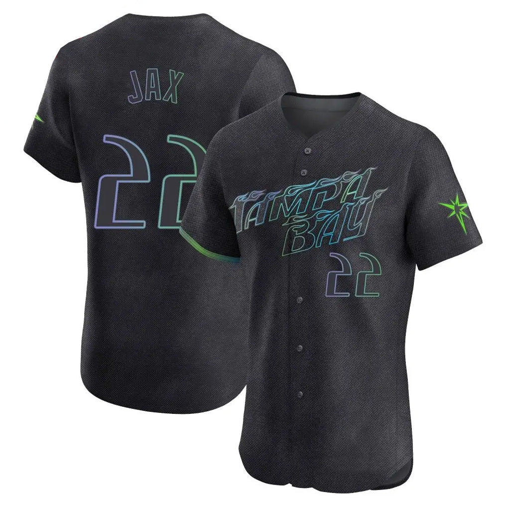 Fenge TB.Rays #22 Griffin Jax Player Black City Connect Home Limited Elite Stitched Jerseys