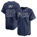 Fenge TB.Rays #22 Griffin Jax Player Navy Home Limited Stitched Jerseys