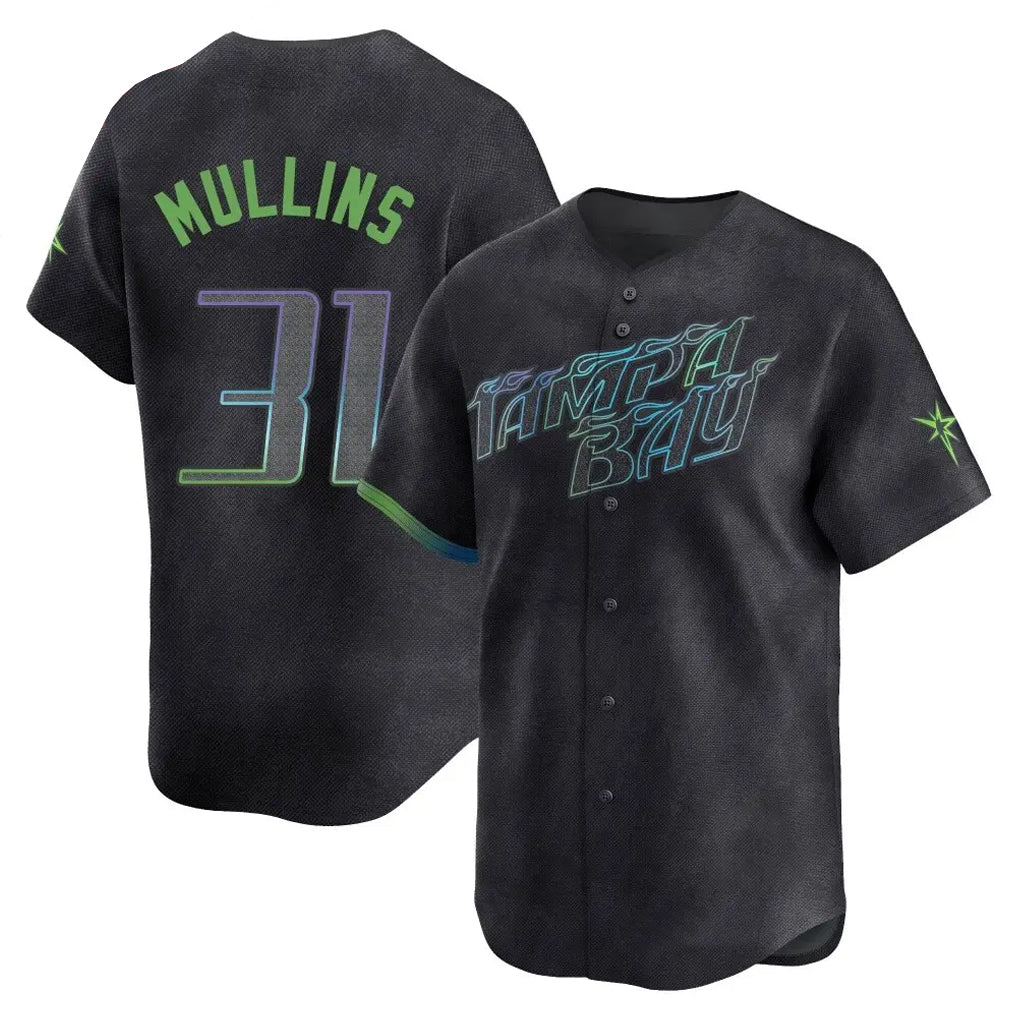 Fenge TB.Rays #31 Cedric Mullins Player Black City Connect Home Limited Stitched Jerseys