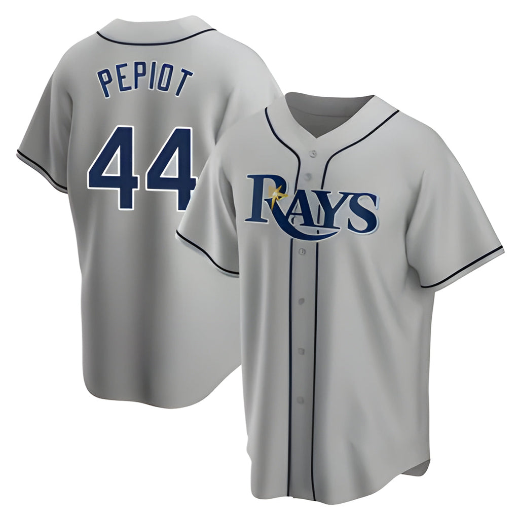 Fenge TB.Rays #44 Ryan Pepiot Player Gray Home Game Stitched Jerseys