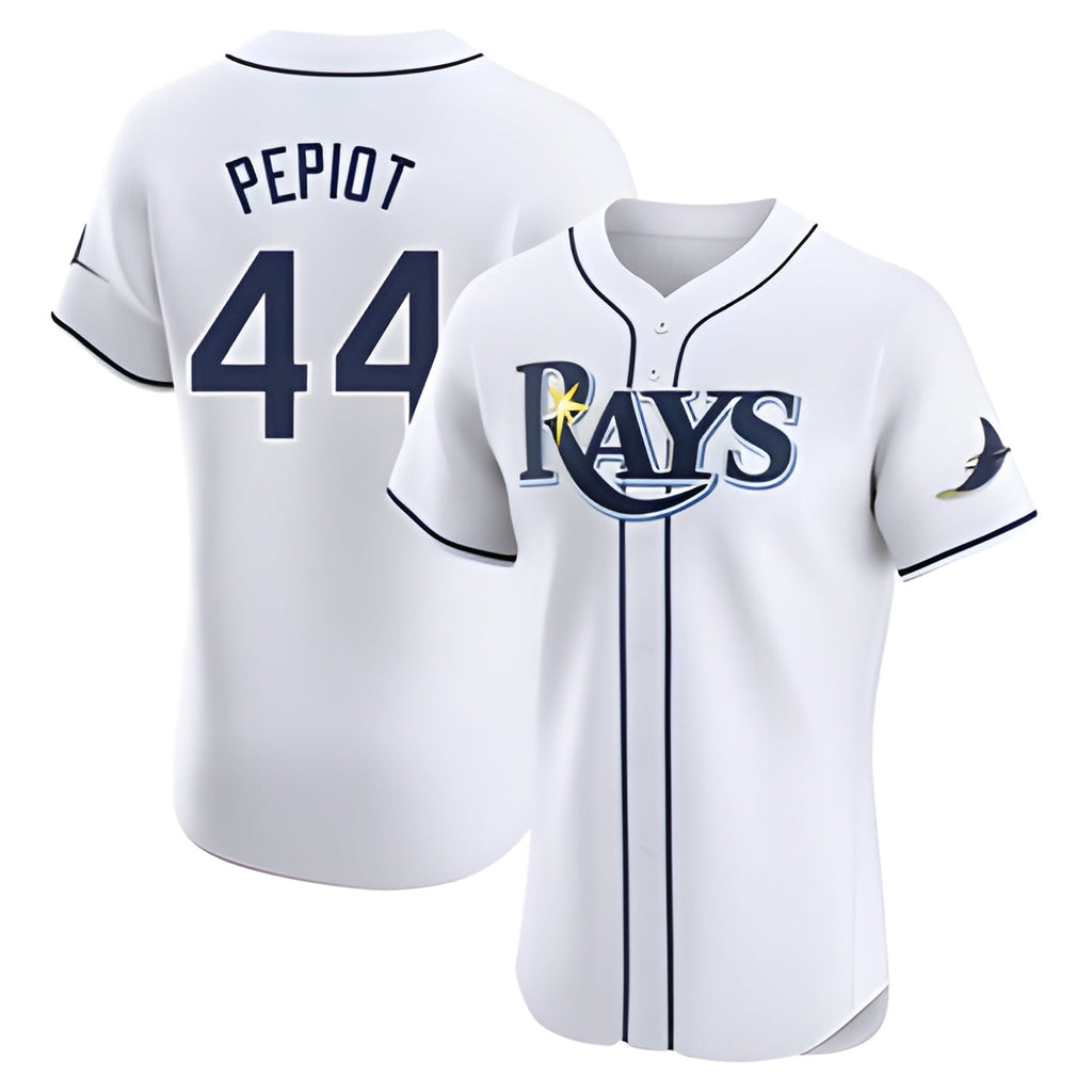 Fenge TB.Rays #44 Ryan Pepiot Player White Home Limited Elite Stitched Jerseys