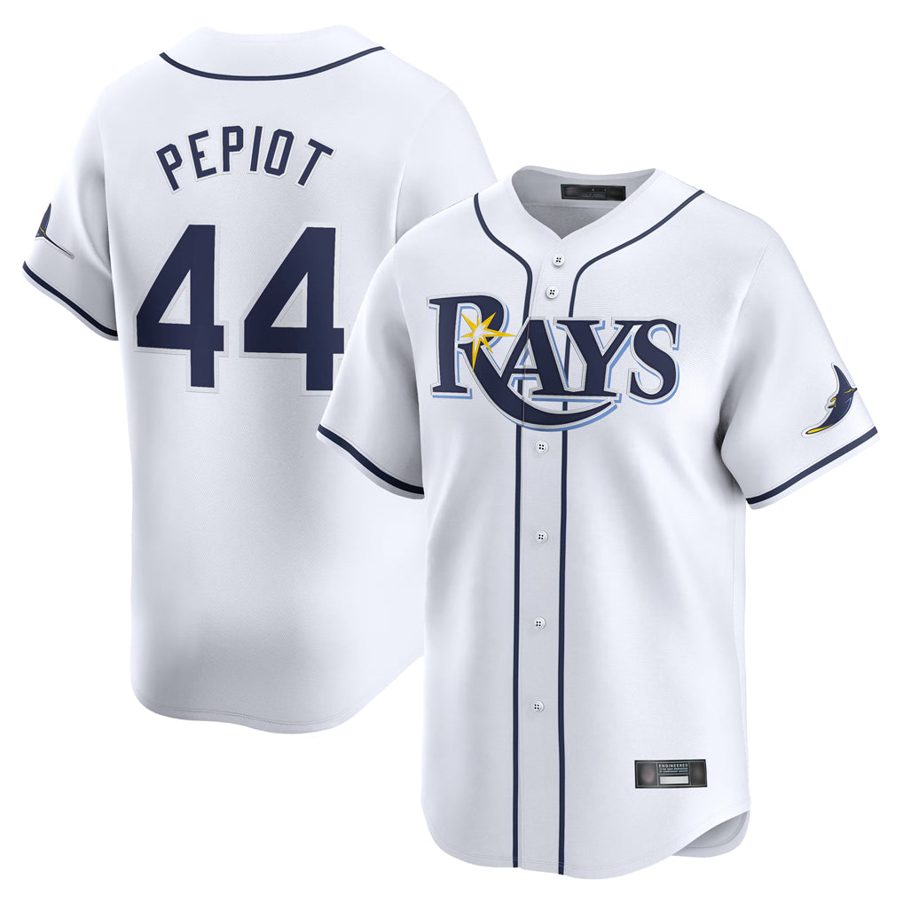 Fenge TB.Rays #44 Ryan Pepiot Player White Home Limited Stitched Jerseys