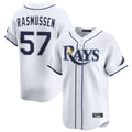 Fenge TB.Rays #57 Drew Rasmussen Player White Home Limited Stitched Jerseys