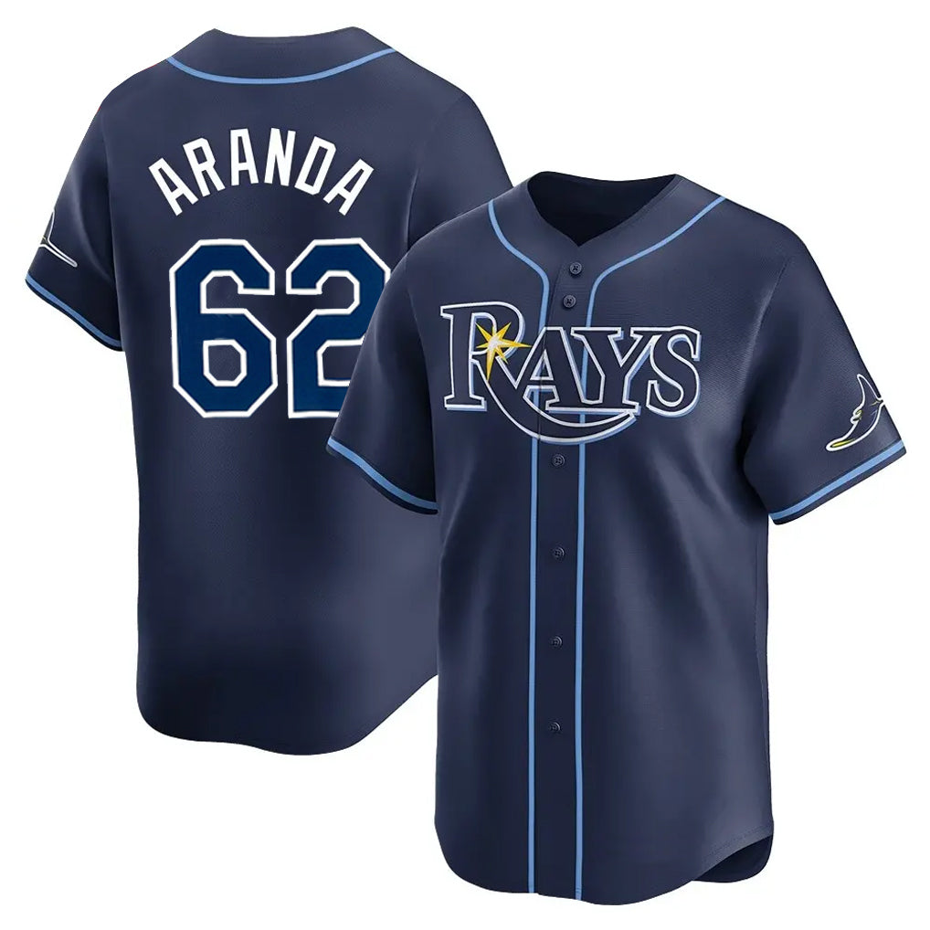 Fenge TB.Rays #62 Jonathan Aranda Player Navy Home Limited Stitched Jerseys