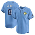 Fenge TB.Rays #8 Brandon Lowe Player Light Blue Home Limited Stitched Jerseys