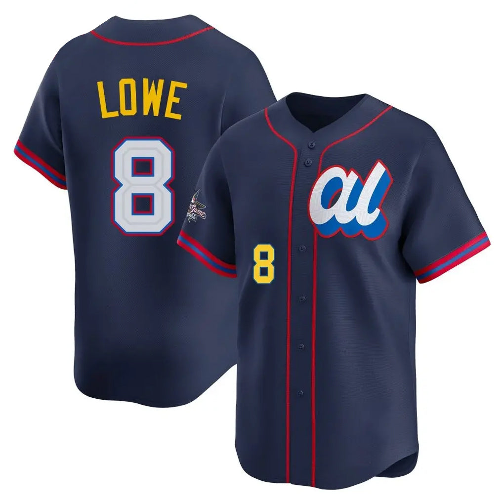 Fenge TB.Rays #8 Brandon Lowe Player Navy Limited American League All-Star Edition Stitched Jerseys