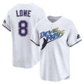 Fenge TB.Rays #8 Brandon Lowe Player White City Connect Home Stitched Jerseys