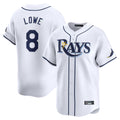 Fenge TB.Rays #8 Brandon Lowe Player White Home Limited Stitched Jerseys