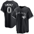 Fenge T.Blue Jays #0 Andres Gimenez Player Black Home Game Stitched Jerseys