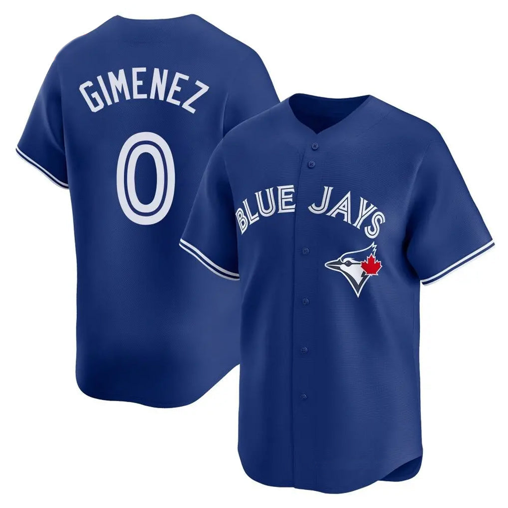 Fenge T.Blue Jays #0 Andres Gimenez Player Royal Home Game Stitched Jerseys