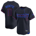 Fenge T.Blue Jays #11 Bo Bichette Player Black City Connect Limited Home Stitched Jerseys