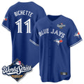 Fenge T.Blue Jays #11 Bo Bichette Player Royal 2025 World Series Limited Home Stitched Jerseys