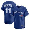 Fenge T.Blue Jays #11 Bo Bichette Player Royal Limited Home Stitched Jerseys