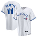 Fenge T.Blue Jays #11 Bo Bichette Player White Home Limited Stitched Jerseys