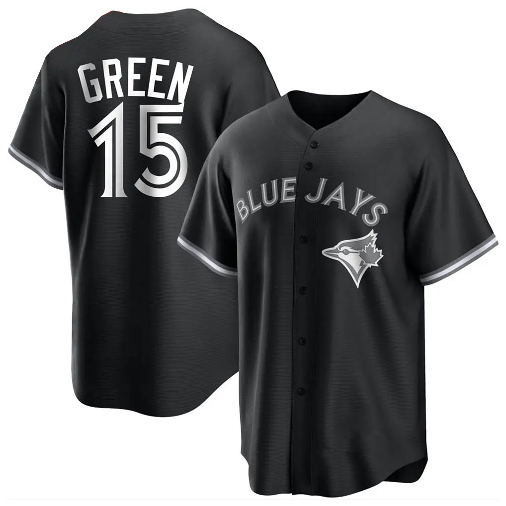 Fenge T.Blue Jays #15 Chad Green Player Black City Connect Limited Stitched Jerseys