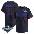 Fenge T.Blue Jays #15 Chad Green Player Black&Blue 2025 World Series City Connect Stitched Jerseys