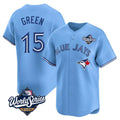 Fenge T.Blue Jays #15 Chad Green Player Blue 2025 World Series Game Stitched Jerseys