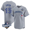 Fenge T.Blue Jays #15 Chad Green Player Gray 2025 World Series Home Limited Stitched Jerseys