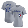 Fenge T.Blue Jays #15 Chad Green Player Gray Home Elite Limited Stitched Jerseys