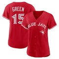 Fenge T.Blue Jays #15 Chad Green Player Red Home Limited Stitched Jerseys