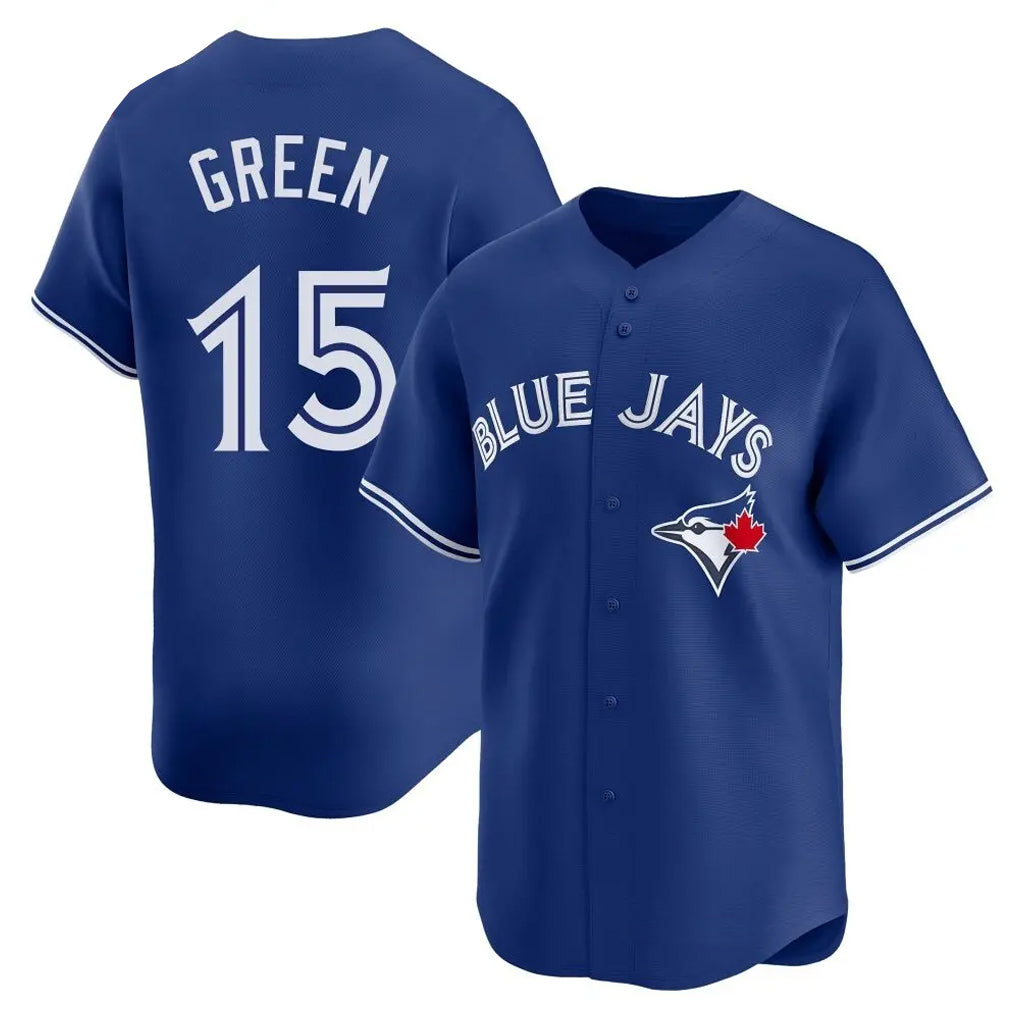 Fenge T.Blue Jays #15 Chad Green Player Royal Home Limited Stitched Jerseys