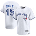 Fenge T.Blue Jays #15 Chad Green Player White Home Limited Stitched Jerseys