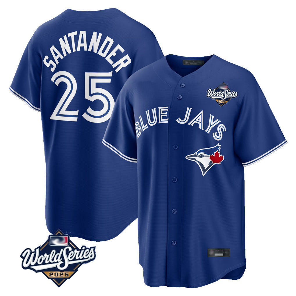 Fenge T.Blue Jays #25 Anthony Santander Player Navy 2025 World Series Home Limited Stitched Jerseys