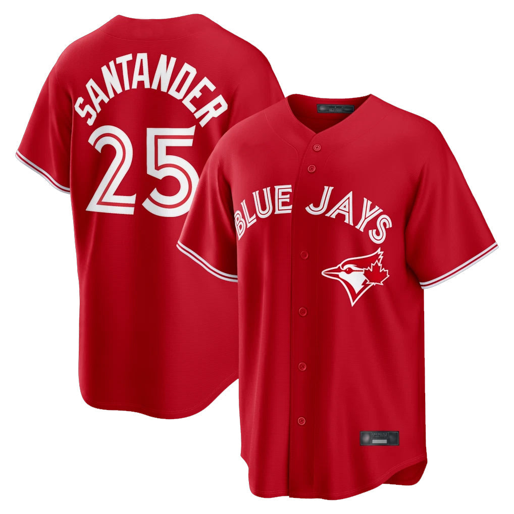 Fenge T.Blue Jays #25 Anthony Santander Player Red Home Limited Stitched Jerseys