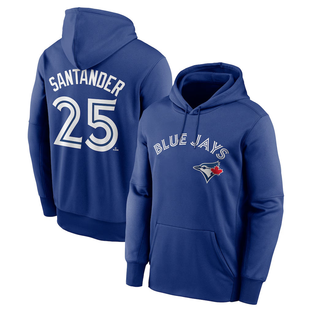 Fenge T.Blue Jays #25 Anthony Santander Player Royal Performance Pullover Hoodie